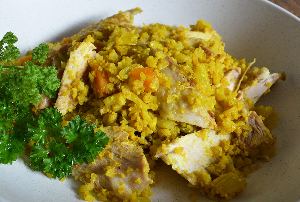 Curry Chicken and Cauliflower Rice