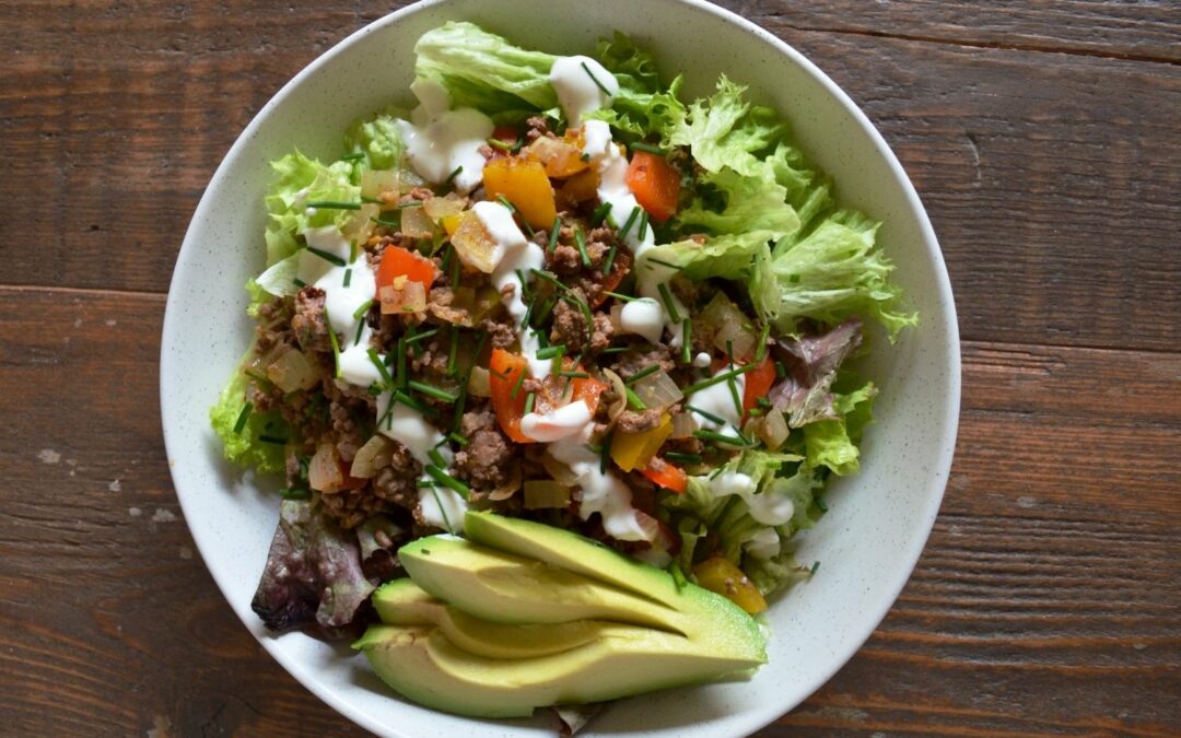 Burrito Salad Bowl – ready in under 20 minutes